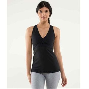 lululemon athletica Black Tank Top